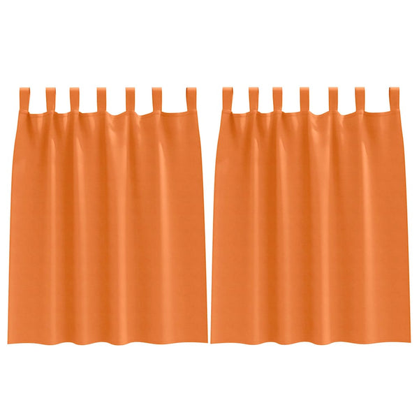 Verdunkelungsvorhänge Orange 2er-Set