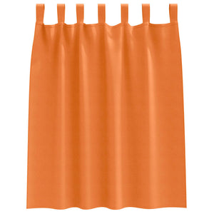 Verdunkelungsvorhänge Orange 2er-Set
