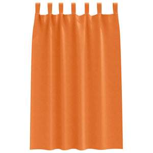 Verdunkelungsvorhänge Orange 2er-Set