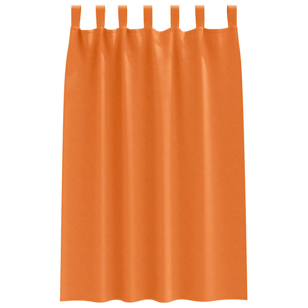 Verdunkelungsvorhänge Orange 2er-Set