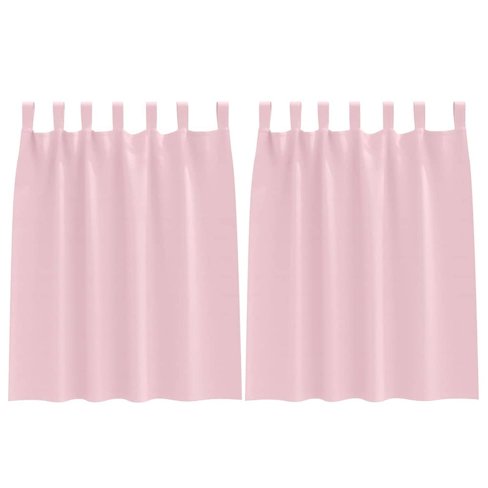 Verdunkelungsvorhänge Babyrosa 140x140 cm, 2er-Set