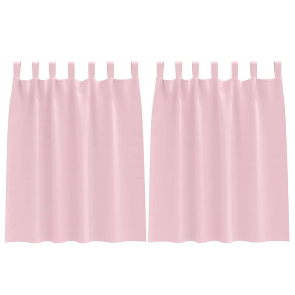 Verdunkelungsvorhänge Babyrosa 140x140 cm, 2er-Set
