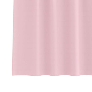 Babyrosa Verdunkelungsvorhänge mit Ringen 225x140cm, 2er-Set