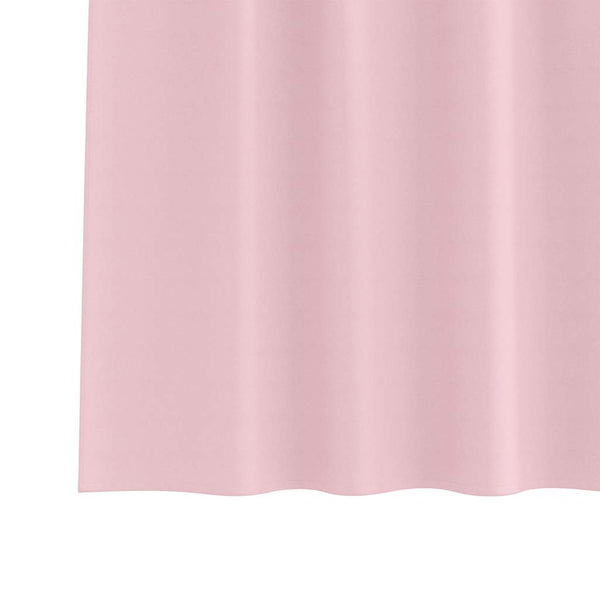 Babyrosa Verdunkelungsvorhänge mit Ringen 225x140cm, 2er-Set