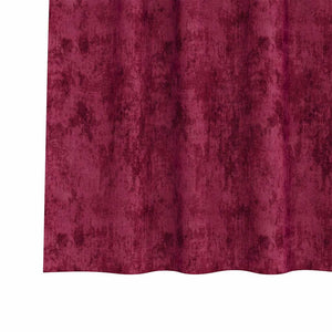 Weinrote Samtvorhänge, 260x140cm, 2er-Set