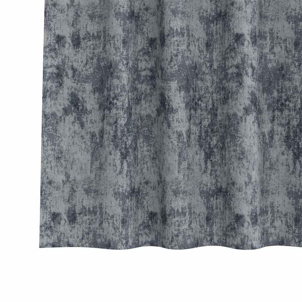 Silbergraue Samtvorhänge 140x140cm, 2er-Set