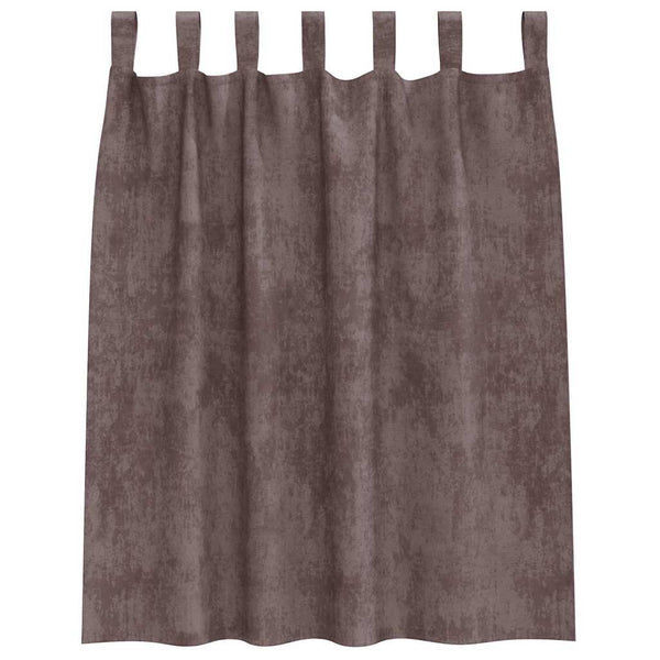 Samtvorhänge Braun 140x140 cm, 2er Set