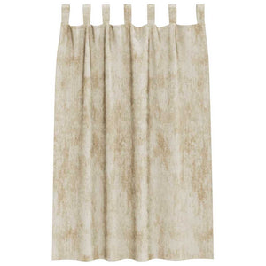 Samtvorhänge Creme 175x140cm, 2er-Set