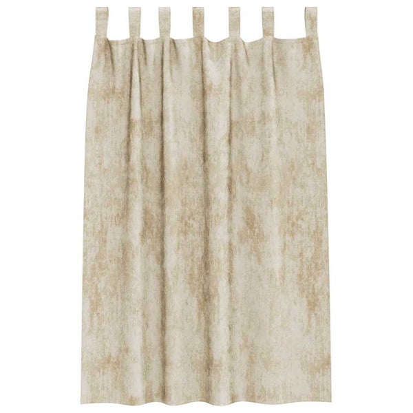 Samtvorhänge Creme 175x140cm, 2er-Set