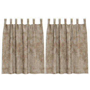 Champagner Samtvorhänge 140x140 cm, 2er Set