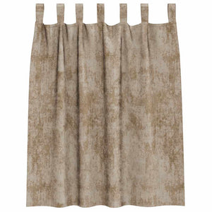 Champagner Samtvorhänge 140x140 cm, 2er Set