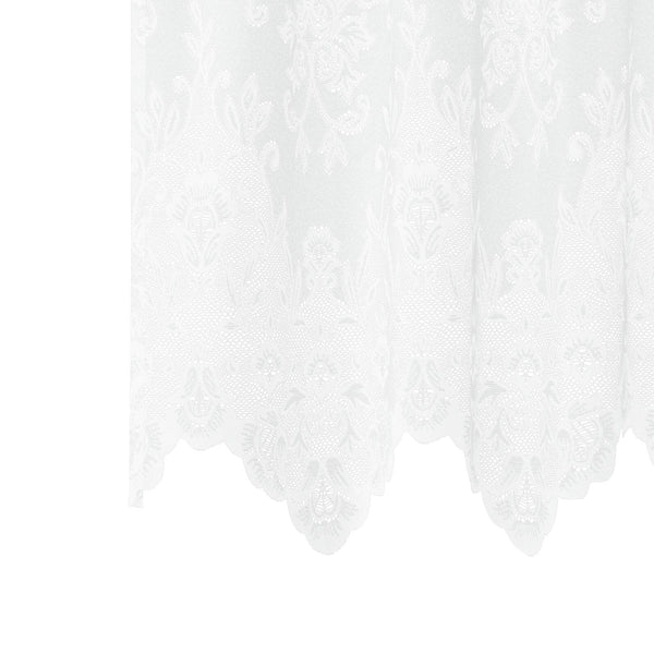 Weißer Spitzenvorhang 150x240 cm