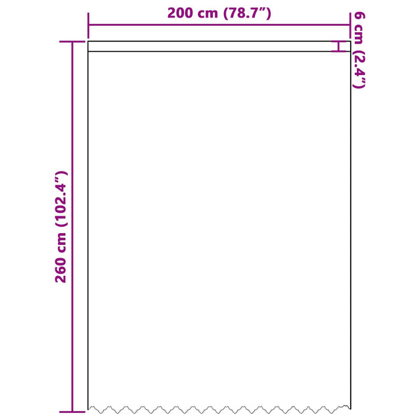 Spitzenvorhang Floral Weiß 260x200cm
