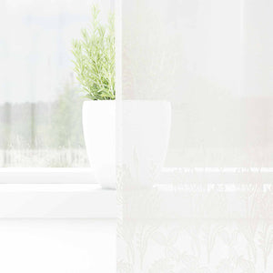 Spitzenvorhang Weiß Floral 160x300 cm