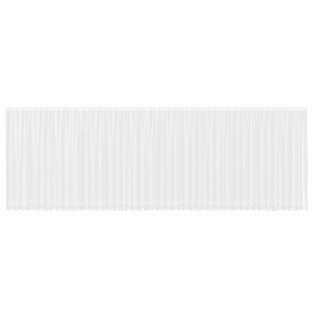 vidaXL Rideau en dentelle avec rideaux blanc 220 x 1200 cm polyester