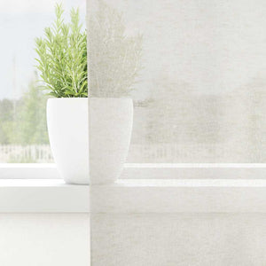 Creme Voile-Vorhänge 140x140cm, 2er-Set