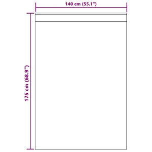Voile Vorhang Sand 175x140cm 2er-Set