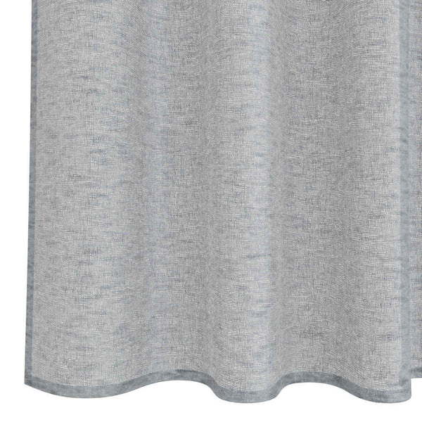 Dunkelgraue Voile-Vorhänge, 140x140 cm, 2er-Set