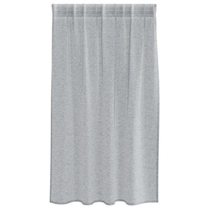 Dunkelgraue Voile-Vorhänge, 140x140 cm, 2er-Set