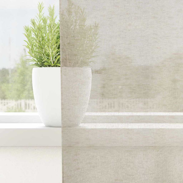 Voile Vorhang Sand 2er-Set 245x140cm