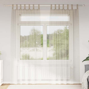 Voile Vorhang Sand 2er-Set 245x140cm