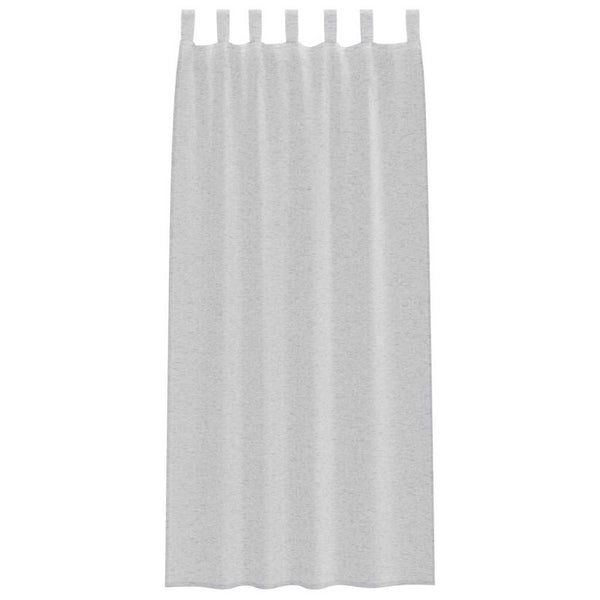 Hellgraue Voile-Vorhänge, 2er-Set, 260x140 cm