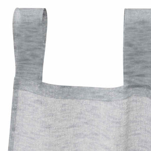 Dunkelgraue Voile-Vorhänge, 2er-Set