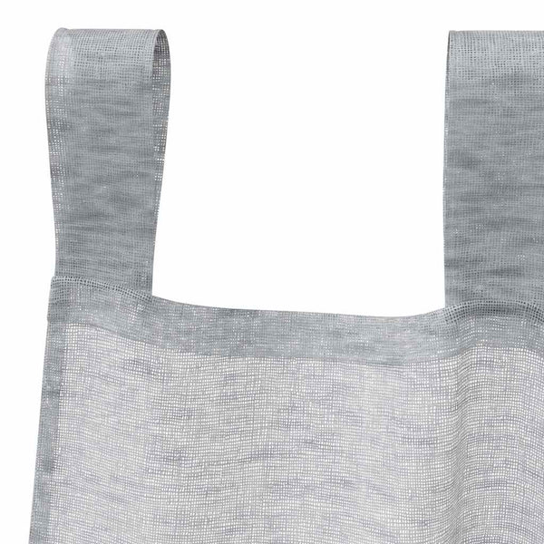 Dunkelgraue Voile-Gardinen, 2er-Set, 245x140 cm