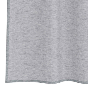 Dunkelgraue Voile-Gardinen, 2er-Set, 245x140 cm