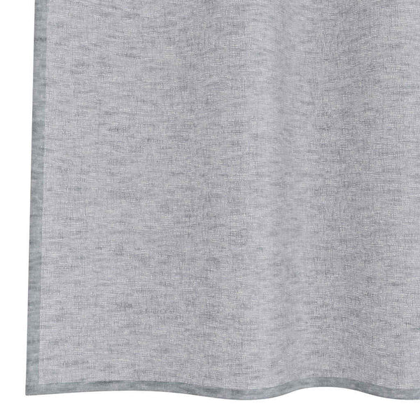 Dunkelgraue Voile-Gardinen, 2er-Set, 245x140 cm