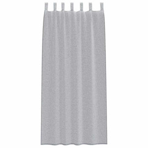 Dunkelgraue Voile-Gardinen, 2er-Set, 245x140 cm