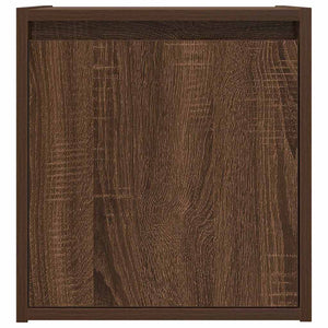 Wand-Nachttisch Braun Eiche 38x34x40 cm