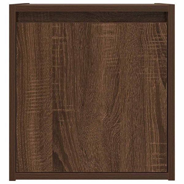 Wand-Nachttisch Braun Eiche 38x34x40 cm