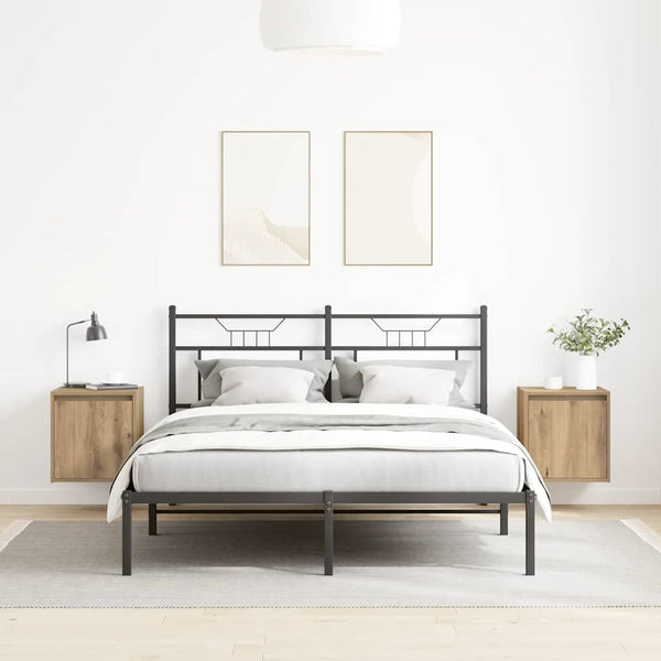 Wand-Nachttische 2er Set Artisan-Eiche