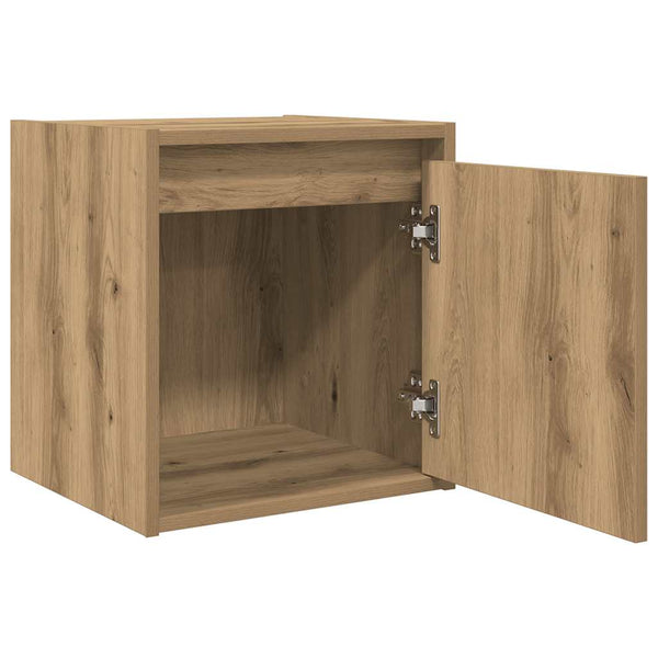 Wand-Nachttische 2er Set Artisan-Eiche