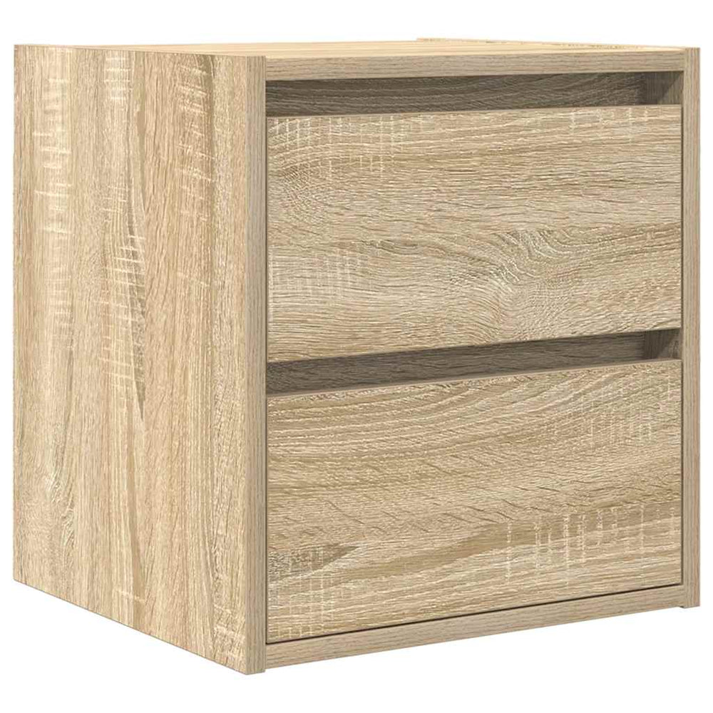 Wand-Nachttisch Sonoma Eiche 38x34x40 cm