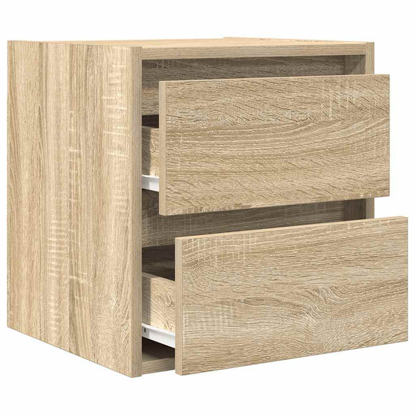 Wand-Nachttisch Sonoma Eiche 38x34x40 cm
