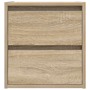 Wand-Nachttisch Sonoma Eiche 38x34x40 cm