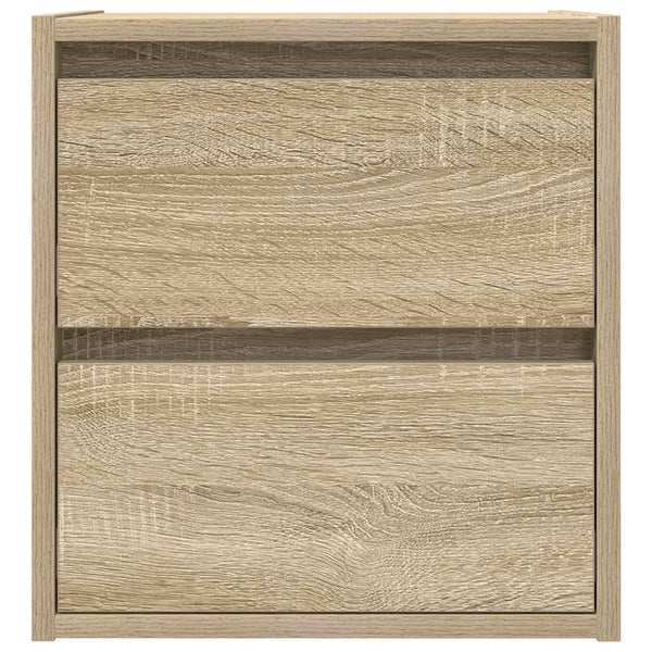 Wand-Nachttisch Sonoma Eiche 38x34x40 cm