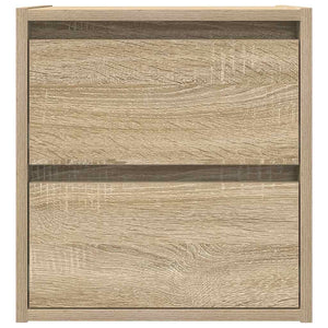 Wand Nachttische 2er Set Sonoma Eiche