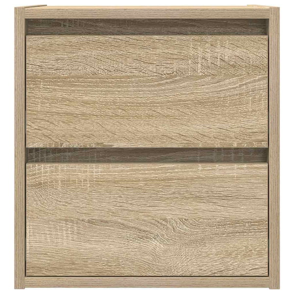 Wand Nachttische 2er Set Sonoma Eiche