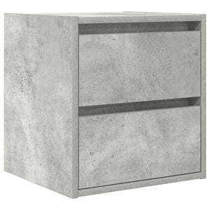 Wand-Nachttisch Betongrau 38x34x40 cm