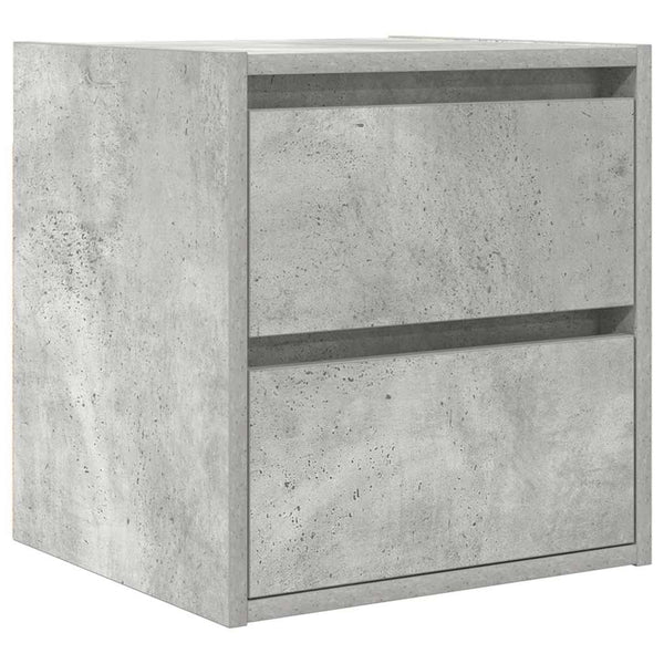 Wand-Nachttisch Betongrau 38x34x40 cm