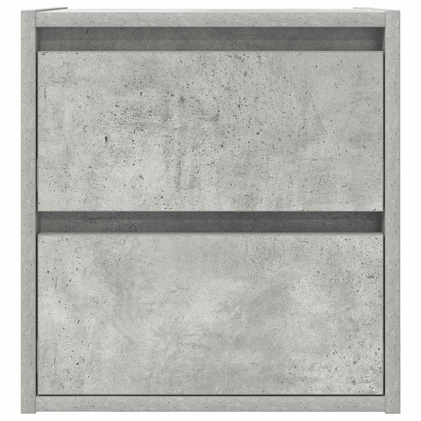 Wand-Nachttisch Betongrau 38x34x40 cm
