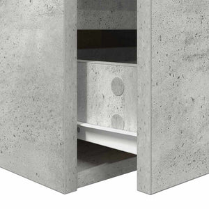 Wand-Nachttisch Betongrau 38x34x40 cm