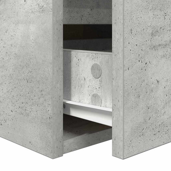 Wand-Nachttisch Betongrau 38x34x40 cm