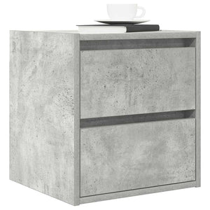 Wand-Nachttische, 2er Set, Betongrau