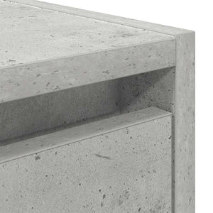 Wand-Nachttische, 2er Set, Betongrau