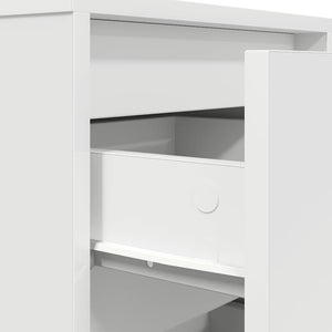 LED Nachttische 2er Set Weiß