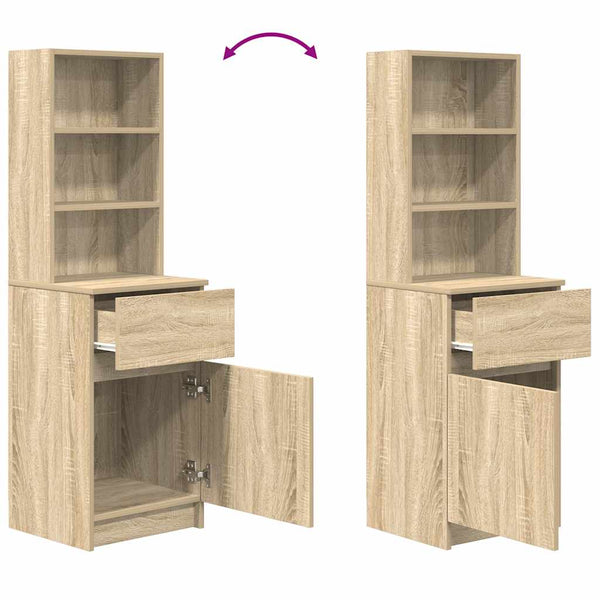 Nachttisch Sonoma Eiche 39x35x125 cm